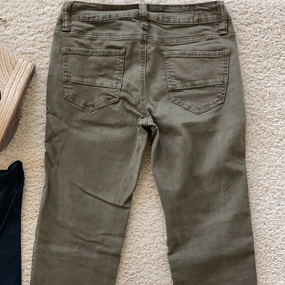 Wish List Jeans Olive Colored Jeans - Picture 6 of 8